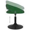 vidaXL Otočn&eacute; j&iacute;deln&iacute; židle 2 ks tmavě zelen&eacute; samet