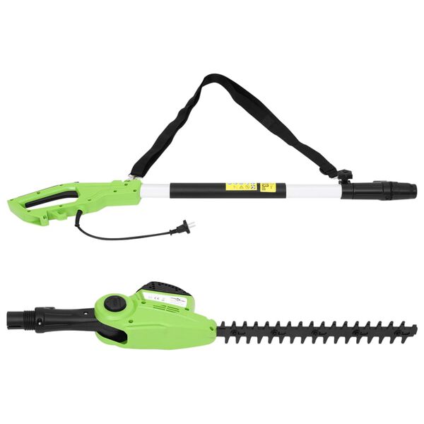 vidaXL Elektrick&eacute; teleskopick&eacute; nůžky na živ&yacute; plot 41 cm 550 W