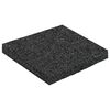 vidaXL Gumov&yacute; granulačn&iacute; zahradn&iacute; pad Čern&yacute; 9 x 9 x 0,8 cm Guma