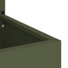 vidaXL Soukrom&iacute; na zahradě Řezac&iacute; Olivově zelen&aacute; 50 x 140 cm