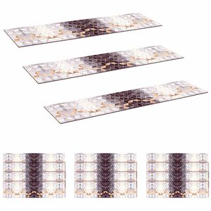 vidaXL N&aacute;&scaron;lapy na schody 15 ks 76 x 20 cm Vzor včel&iacute; pl&aacute;stve Polyester