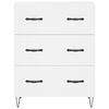 vidaXL Skř&iacute;ň highboard b&iacute;l&aacute; 69,5 x 34 x 180 cm kompozitn&iacute; dřevo