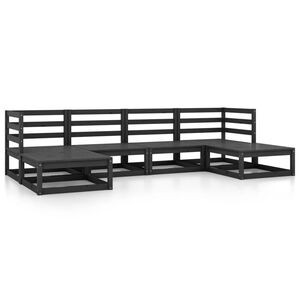 vidaXL 6d&iacute;ln&aacute; zahradn&iacute; sedac&iacute; souprava masivn&iacute; borovice