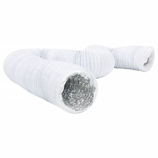 vidaXL Ventilační potrubí hliník a PVC 6 m Ø 10 cm