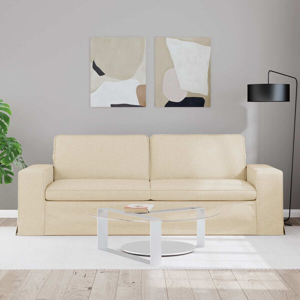 vidaXL Pohovka Kr&eacute;mov&aacute; Celkov&eacute; rozměry: 222 x 80 x 82 cm (&Scaron; x H x V)