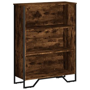 vidaXL Knihovna kouřov&yacute; dub 80 x 31 x 106 cm kompozitn&iacute; dřevo