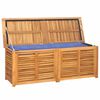 vidaXL Zahradn&iacute; &uacute;ložn&yacute; box s vložkou 150 x 50 x 55 cm masivn&iacute; teak