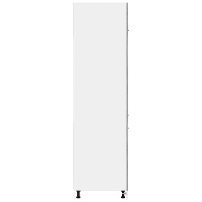 vidaXL Skříň na lednici šedá sonoma 60 x 57 x 207 cm kompozitní dřevo