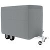vidaXL Plachta pro př&iacute;věs na koně &scaron;ed&aacute; 334x148x230 cm netkan&aacute; textilie