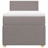vidaXL Box spring postel s matrac&iacute; taupe 90x190 cm textil