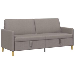 vidaXL Sofa s &uacute;ložn&yacute;m prostorem Taupe 192 x 78 x 87 cm Polyester