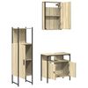 vidaXL 3d&iacute;ln&yacute; set koupelnov&eacute;ho n&aacute;bytku dub sonoma kompozitn&iacute; dřevo
