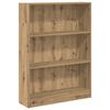 vidaXL Knihovna dub artisan 80 x 24 x 109 cm kompozitn&iacute; dřevo
