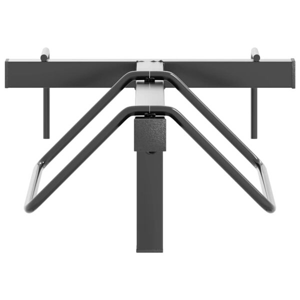 vidaXL N&aacute;stěnn&yacute; drž&aacute;k na sedlo čern&yacute; železo