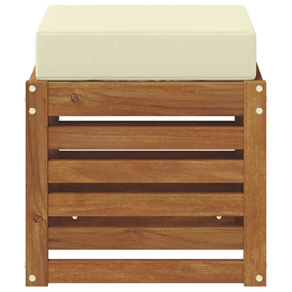 vidaXL Venkovn&iacute; stolička lavička Masivn&iacute; ak&aacute;tov&eacute; dřevo Př&iacute;rodn&iacute;