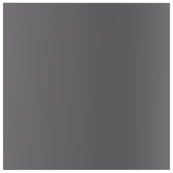 vidaXL Police na knihy 8 ks &scaron;ed&eacute; leskl&eacute; 40x40x1,5 cm kompozitn&iacute; dřevo