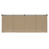 vidaXL Altán se závěsy taupe 6 x 3 m ocel