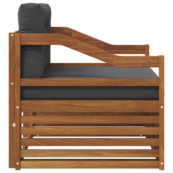 vidaXL Venkovn&iacute; pohovkov&aacute; souprava Masivn&iacute; ak&aacute;tov&eacute; dřevo Př&iacute;rodn&iacute;