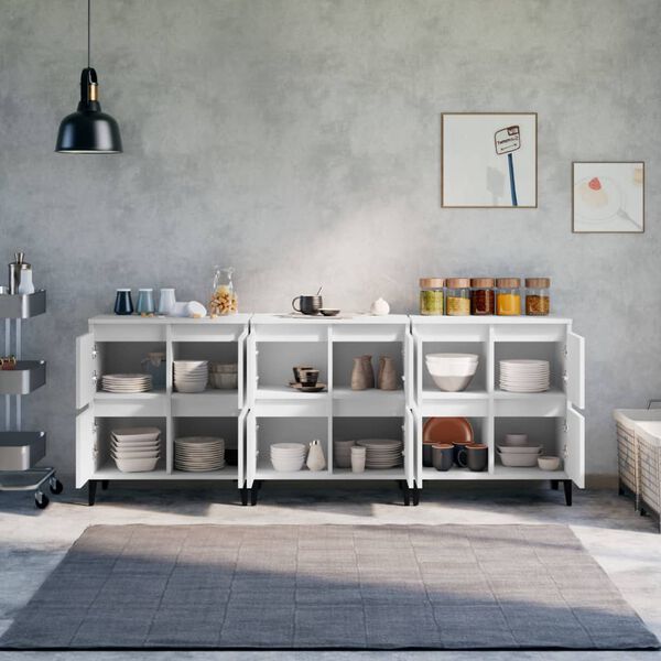 vidaXL Př&iacute;born&iacute;ky 3 ks b&iacute;l&eacute; 60 x 35 x 70 cm kompozitn&iacute; dřevo