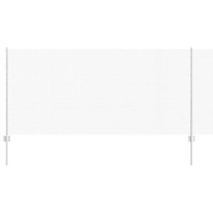 vidaXL Plot s sloupkem Stř&iacute;brn&aacute;