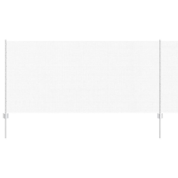 vidaXL Plot s sloupkem Stř&iacute;brn&aacute; 1 x 50 m Ocel