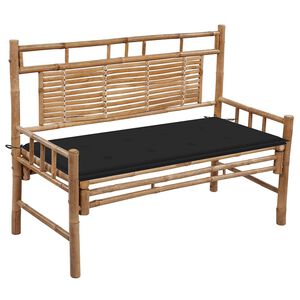 vidaXL Zahradn&iacute; lavice s podu&scaron;kou 120 cm bambus