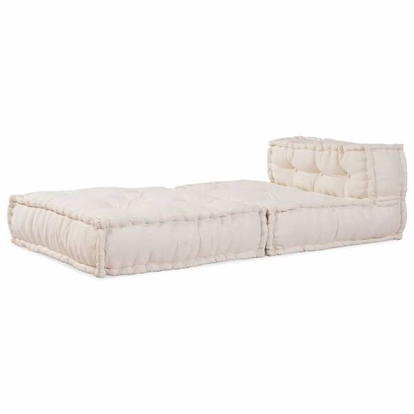 vidaXL Modul&aacute;rn&iacute; pohovka kr&eacute;mov&yacute; 70x70x54 L&aacute;tka