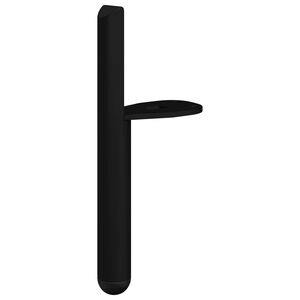 vidaXL N&aacute;bytkov&eacute; nohy 2 pcs Čern&aacute; 66 x 36 x 160 mm Železo