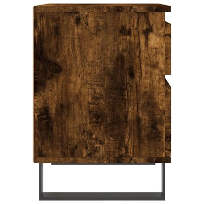 vidaXL Noční stolek kouřový dub 40 x 35 x 50 cm kompozitní dřevo