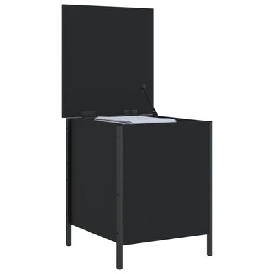 vidaXL Úložná lavice černá 40 x 42,5 x 50 cm kompozitní dřevo