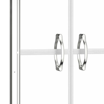 vidaXL Sprchové dveře čiré ESG 86 x 190 cm