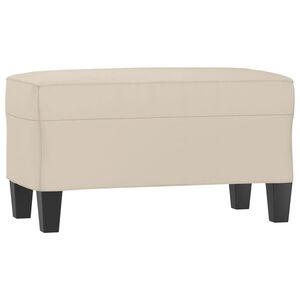vidaXL Lavice kr&eacute;mov&aacute; 70 x 35 x 41 cm tkanina z mikrovl&aacute;kna