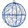 vidaXL V&aacute;nočn&iacute; &scaron;pička světla 200 LED Modr&aacute; Průměr 20 x 22 cm