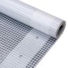 vidaXL Kryc&iacute; plachta b&iacute;l&aacute; 4 x 6 m 260 g/m&sup2;