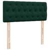 vidaXL Box spring postel s matrac&iacute; tmavě zelen&aacute; 120 x 200 cm samet
