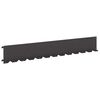 vidaXL Okraj tr&aacute;vn&iacute;ku 20 ks 102 x 15 x 4 cm Ocel Čern&aacute;