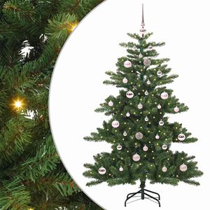 vidaXL Uměl&yacute; Skl&aacute;dac&iacute; V&aacute;nočn&iacute; Strom Zelen&aacute; 150 cm PVC a ocel