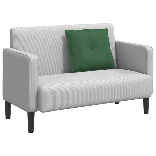 vidaXL Polštář na záda Jungle Green 60 x 50 cm Žebrovaná látka