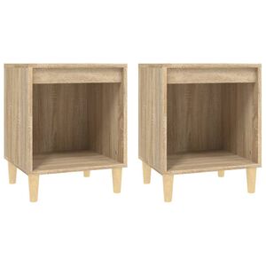 vidaXL Nočn&iacute; stolky 2 ks dub sonoma 40x35x50 cm