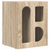vidaXL Nočn&iacute; stolek ELST Sonoma dub 40 x 35 x 50 cm Kompozitn&iacute; dřevo