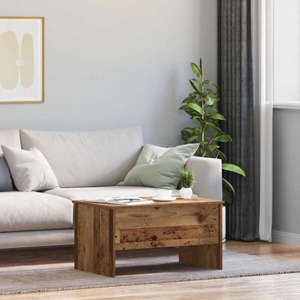 vidaXL Konferenčn&iacute; stolek Star&eacute; dřevo 102 x 50,5 x 46,5 cm