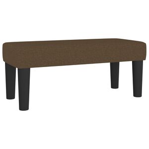vidaXL Lavice tmavě hněd&aacute; 70 x 30 x 30 cm textil