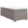 vidaXL Box spring postel s matrac&iacute; taupe 90x190 cm textil