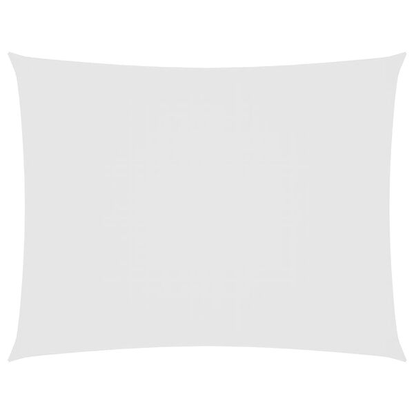 vidaXL Stínící plachta oxfordská látka obdélníková 5 x 6 m bílá