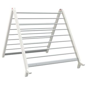 vidaXL Su&scaron;&aacute;k na vanu rozkl&aacute;dac&iacute; 53&ndash;90 cm hlin&iacute;k