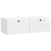 vidaXL N&aacute;stěnn&aacute; TV skř&iacute;ň 98 x 41 x 30 cm B&iacute;l&aacute; s vysok&yacute;m leskem