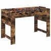 vidaXL Stoln&iacute; fotb&aacute;lek Uzen&yacute; Dub 125 x 60,5 x 80 cm Kompozitn&iacute; dřevo