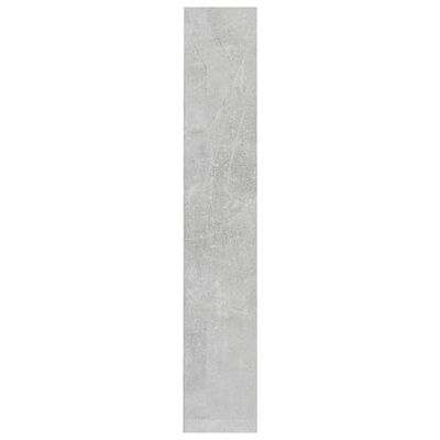 vidaXL Skříňky na CD 2 ks betonově šedé 21 x 16 x 93,5 cm dřevotříska