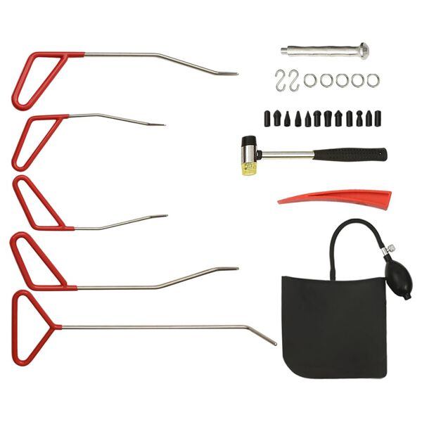 vidaXL 27d&iacute;ln&aacute; sada n&aacute;řad&iacute; na opravu karos&eacute;rie bez po&scaron;kozen&iacute; laku