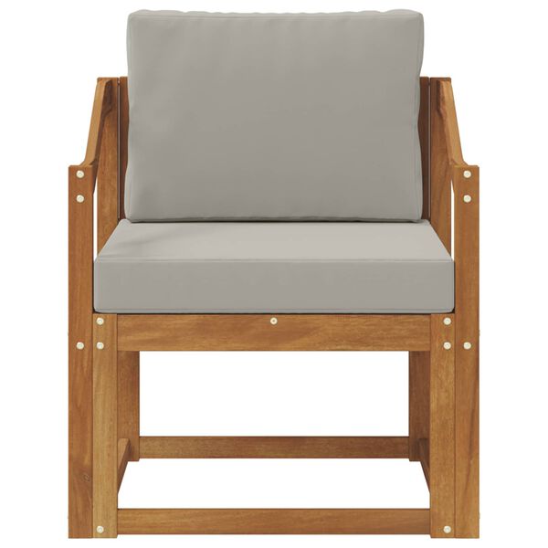 vidaXL Venkovn&iacute; pohovka Masivn&iacute; ak&aacute;ciov&eacute; dřevo a polyester